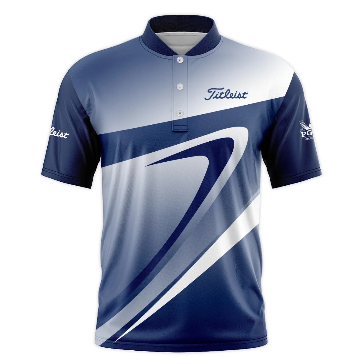 2024 PGA Championship Valhalla Dark Blue White Pattern Titleist Zipper Hoodie Shirt Style Classic