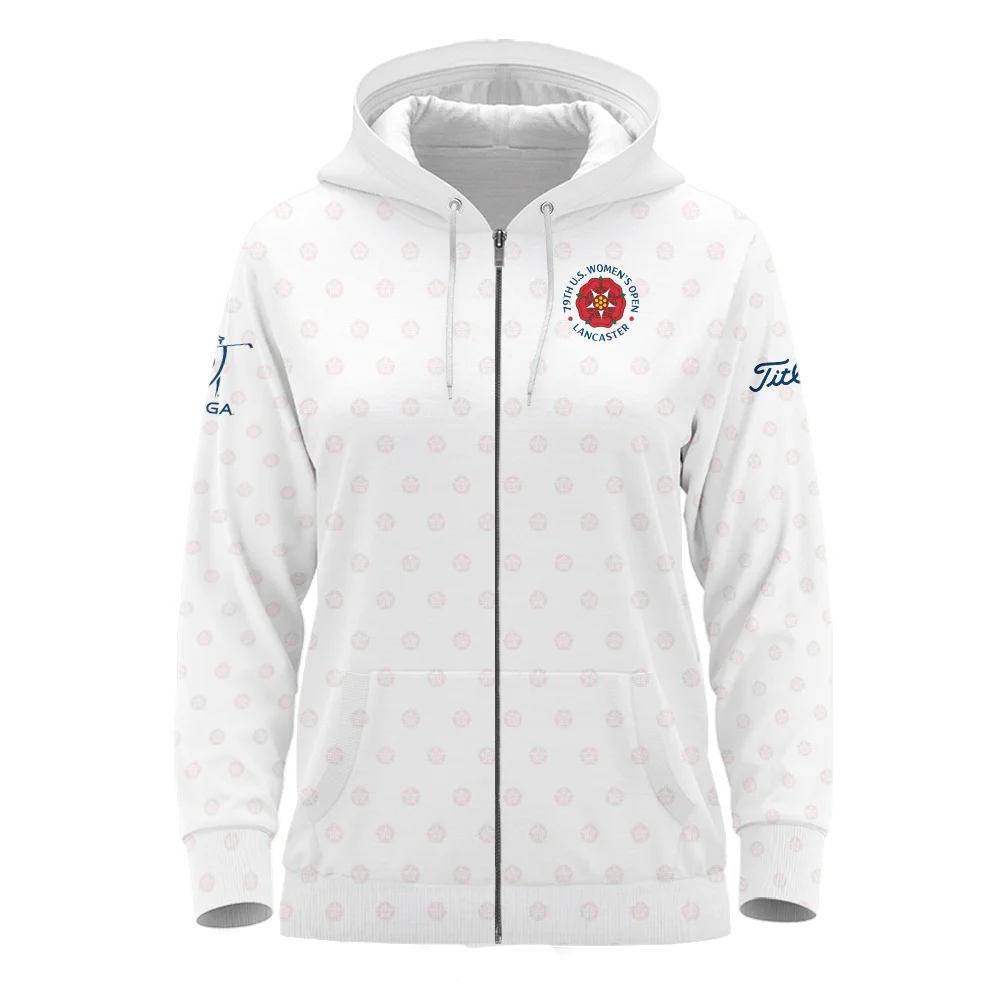 Golf Pattern 79th U.S. Women’s Open Lancaster Titleist Hoodie Shirt White Color All Over Print Hoodie Shirt