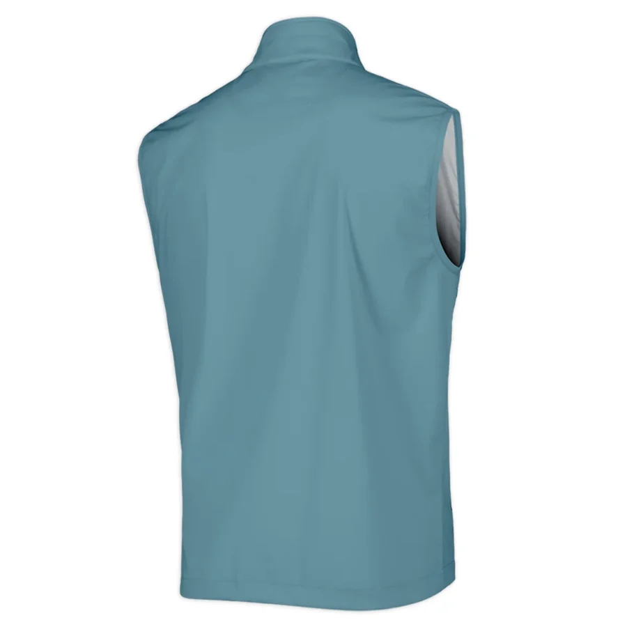 124th U.S. Open Pinehurst Golf Sport Mostly Desaturated Dark Blue Yellow Ping Sleeveless Jacket Style Classic