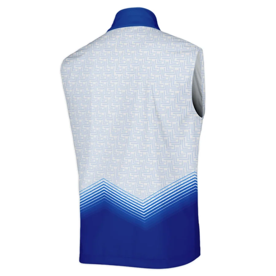 124th U.S. Open Pinehurst Blue Gradient Pattern White  Cobra Golf Sleeveless Jacket Style Classic