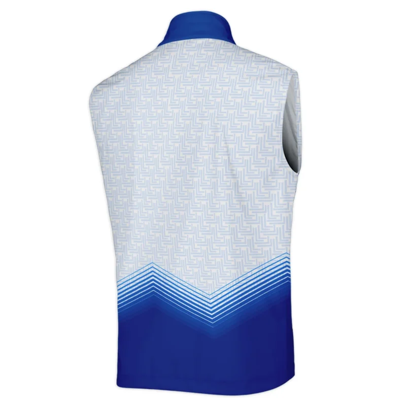 124th U.S. Open Pinehurst Blue Gradient Pattern White  Callaway Sleeveless Jacket Style Classic