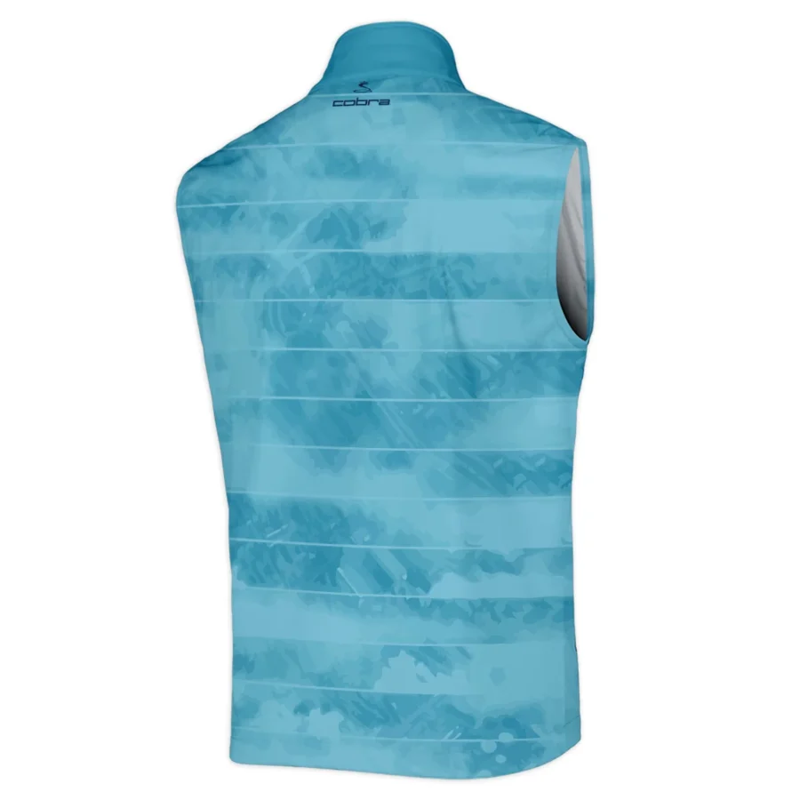 Cobra Golf 124th U.S. Open Pinehurst Blue Abstract Background Line Sleeveless Jacket Style Classic