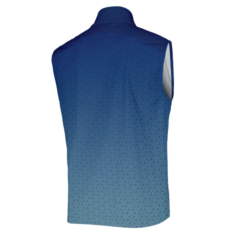 Golf Sport Pattern Blue Sport Uniform 2024 PGA Championship Valhalla Rolex Sleeveless Jacket Style Classic