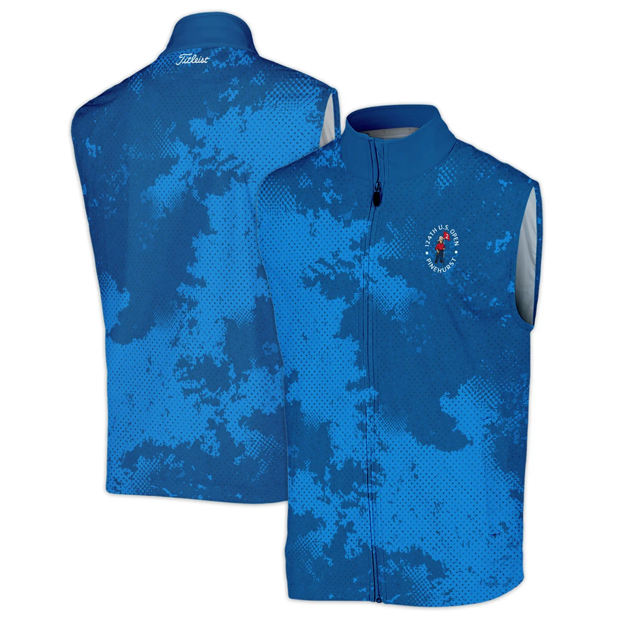124th U.S. Open Pinehurst Titleist Blue Sport Pattern Hoodie Shirt Style Classic