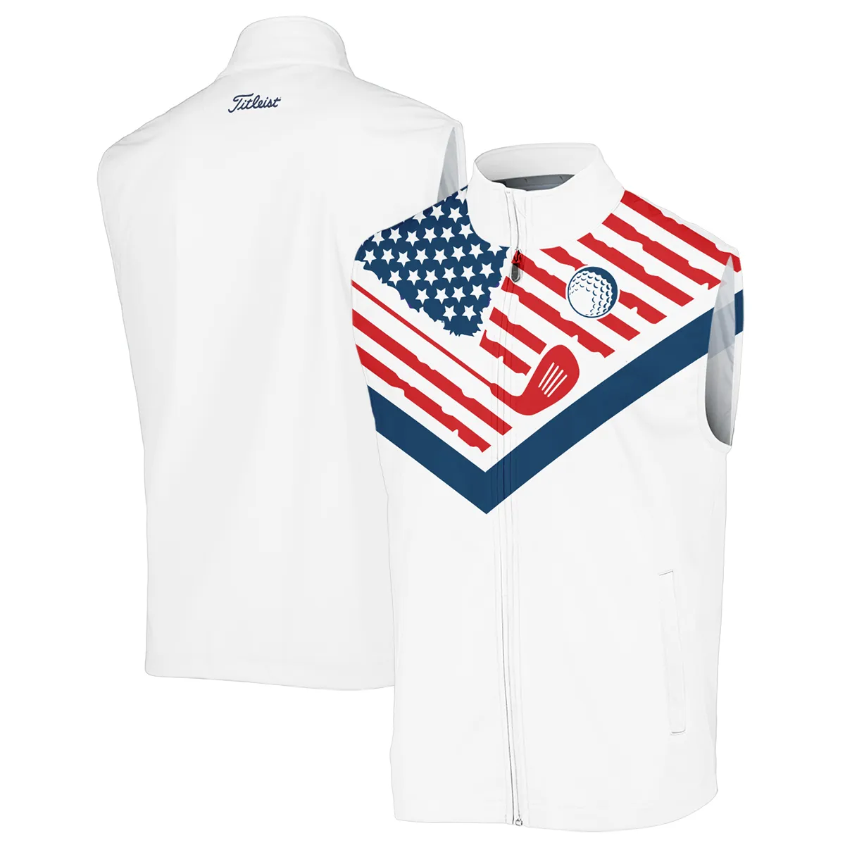 The Golfing Legend Golf 124th U.S. Open Pinehurst Titleist Quarter-Zip Polo Shirt