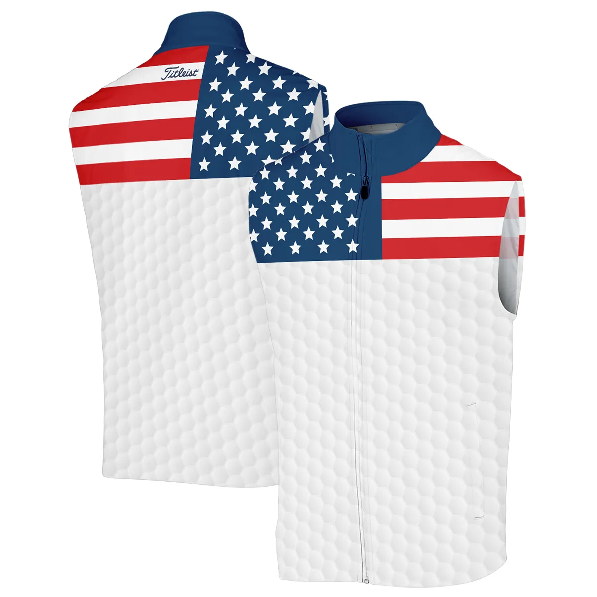 The Golfing Legend Golf 124th U.S. Open Pinehurst Titleist Zipper Polo Shirt Style Classic