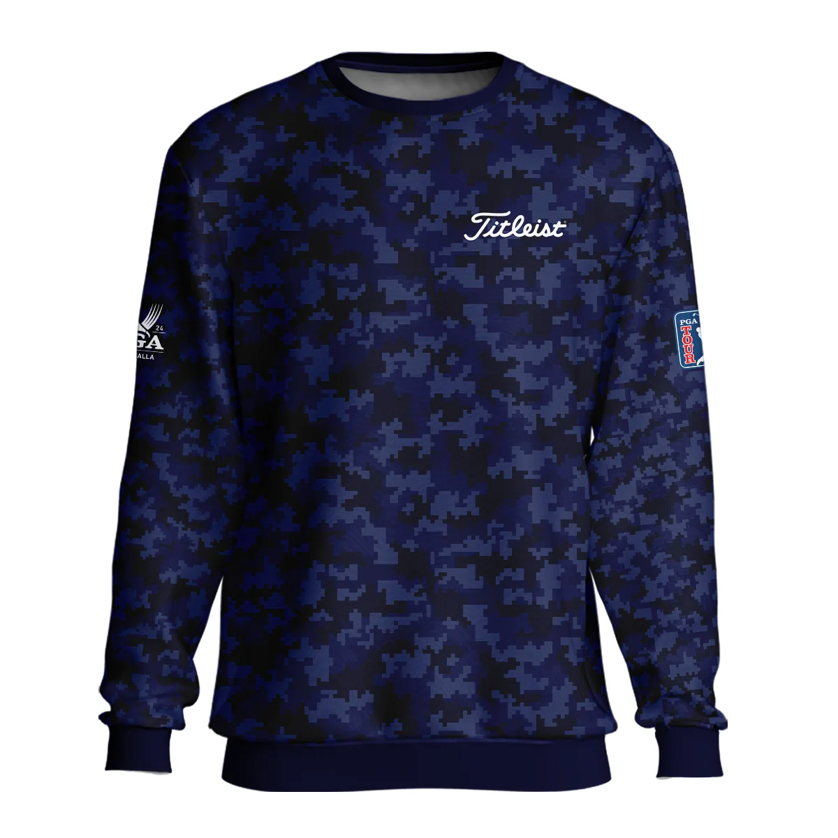 Golf 2024 PGA Championship Titleist Unisex T-Shirt Blue Camouflage Pattern Sport All Over Print T-Shirt