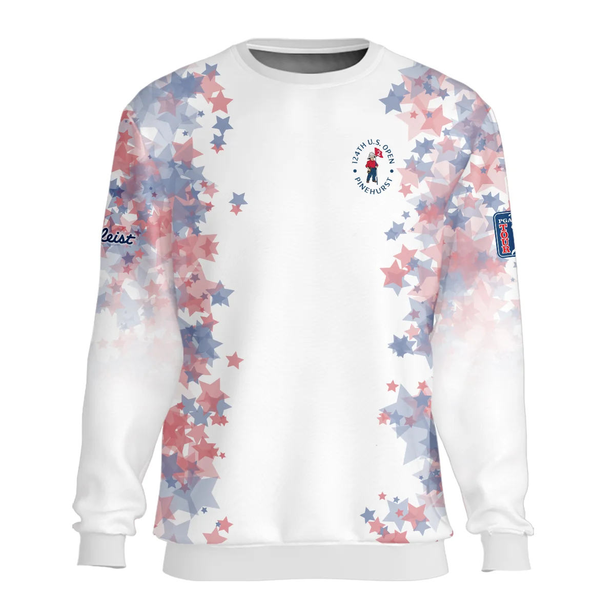 Special Version 124th U.S. Open Pinehurst Titleist Unisex Sweatshirt Coloured Stars Sweatshirt