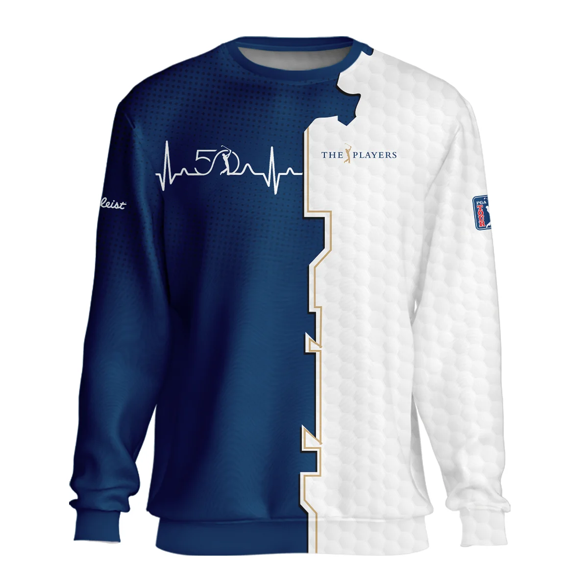 Golf Heart Beat Navy Blue THE PLAYERS Championship Titleist Unisex Sweatshirt Style Classic Sweatshirt