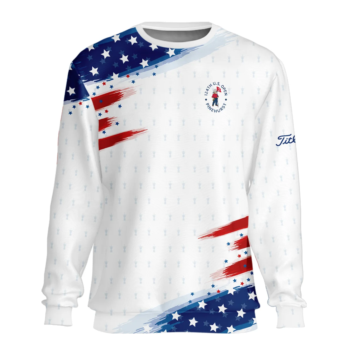 Golf Flag American 124th U.S. Open Pinehurst Titleist Unisex Sweatshirt Style Classic Sweatshirt