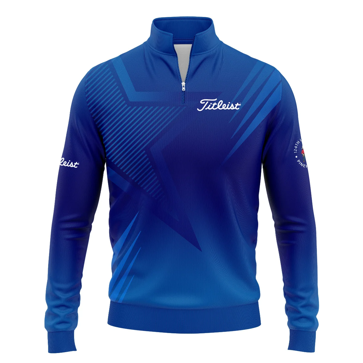 124th U.S. Open Pinehurst No.2 Titleist Hoodie Shirt Dark Blue Gradient Star Pattern Hoodie Shirt