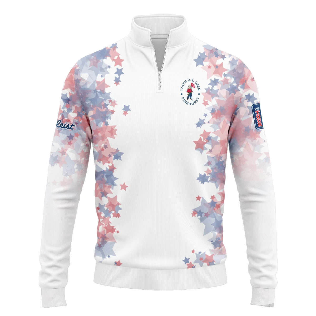 Special Version 124th U.S. Open Pinehurst Titleist Long Polo Shirt Coloured Stars Long Polo Shirt For Men
