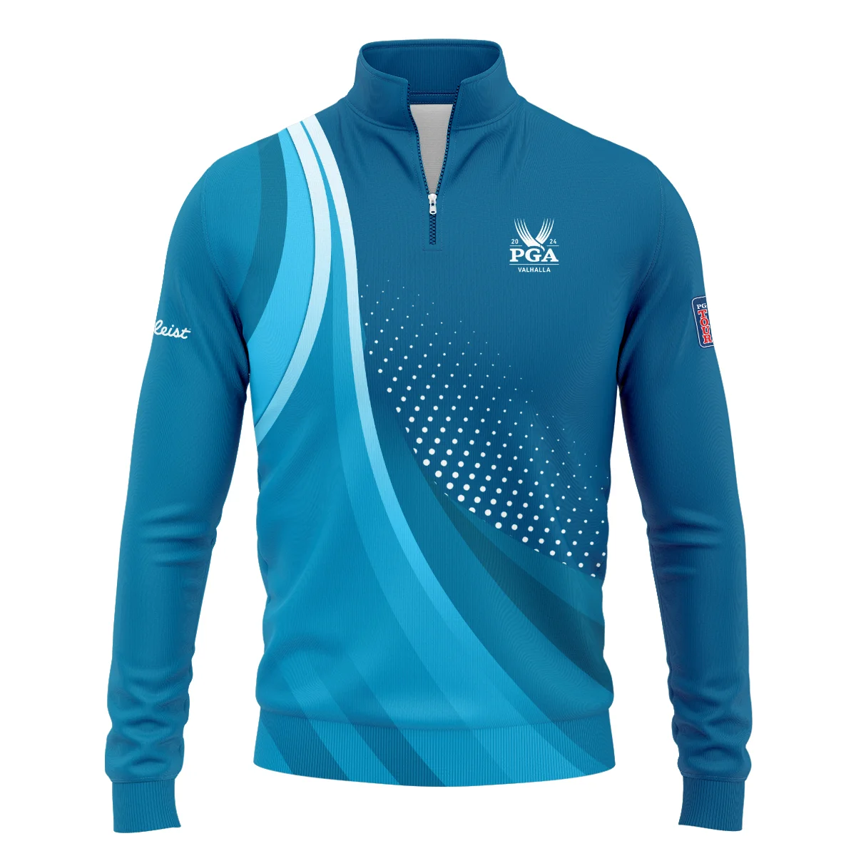 Golf Love Sport Color Blue 2024 PGA Championship Valhalla Titleist Zipper Hoodie Shirt Style Classic Zipper Hoodie Shirt