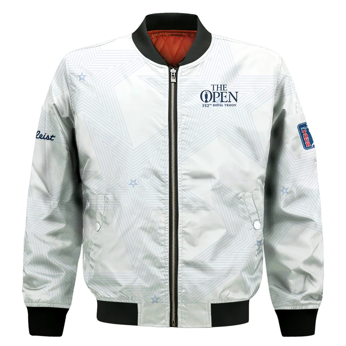 152nd The Open Championship Golf Titleist Bomber Jacket Stars White Navy Golf Sports All Over Print Bomber Jacket