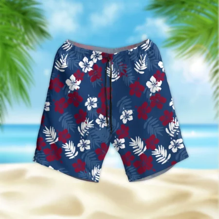 Flower Blue Red White Tropical 124th U.S. Open Pinehurst Ping Oversized Hawaiian Shirt All Over Prints Gift Loves