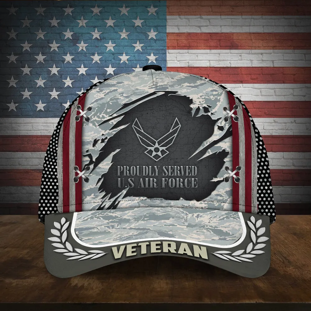 Caps U.S. Air Force  Honoring Military Pride Veterans Day Remembrance