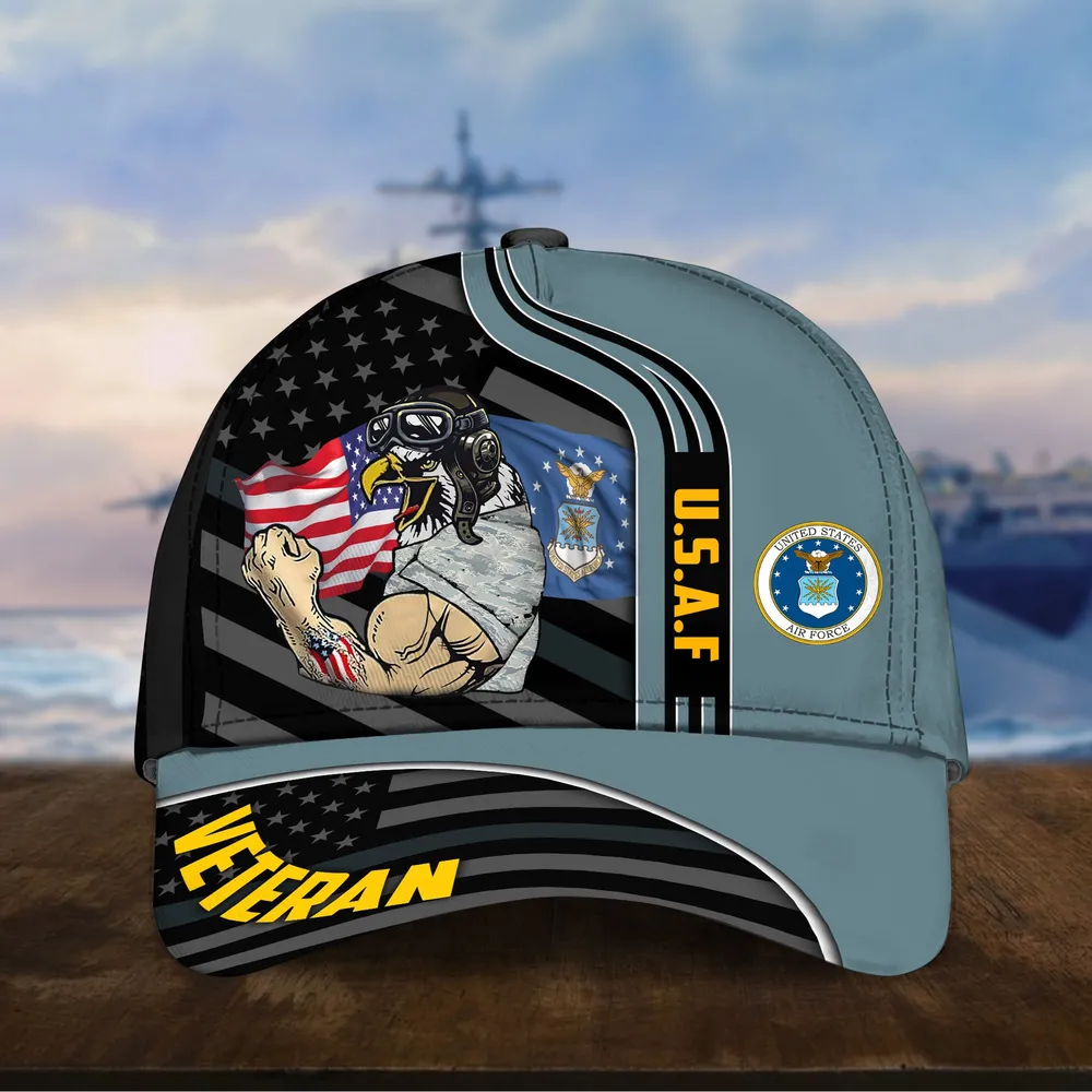 Caps U.S. Air Force  Honoring Military Pride Saluting Our Veterans