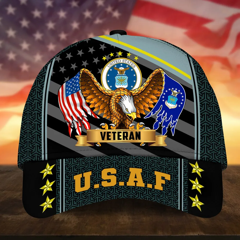 Caps U.S. Air Force  Honoring Military Pride Saluting Our Veterans