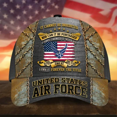 Caps U.S. Air Force  Remember Military Pride Veterans Day Tribute Collection