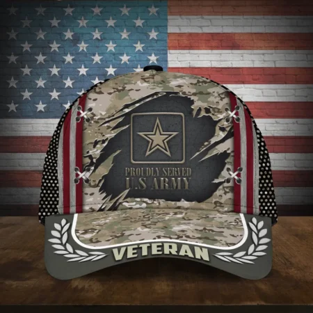 Caps U.S. Army U.S. Veterans Tribute Saluting Service Veterans Day Tribute
