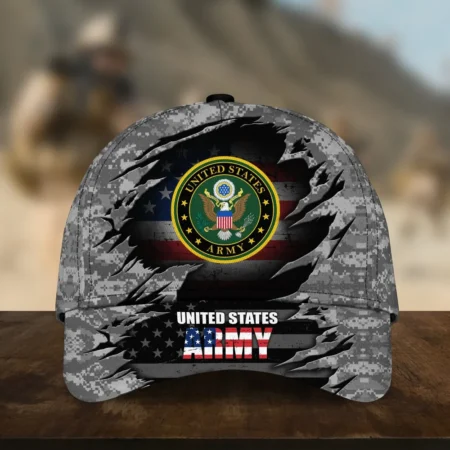 Caps U.S. Army U.S. Veterans Tribute All Over Prints Honoring All Who Served Veterans Day Collection