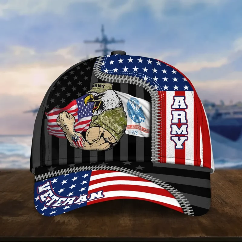 Caps U.S. Army Honoring Tribute to Our Military Veterans Day Tribute Collection