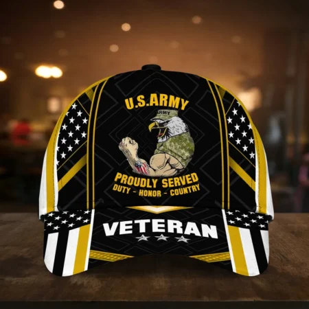 Caps U.S. Army Remember Military Inspired All Over Prints Veterans Day Remembrance