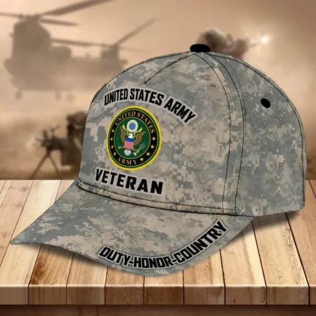 Caps U.S. Army Remember Military Inspired All Over Prints Veterans Day Tribute