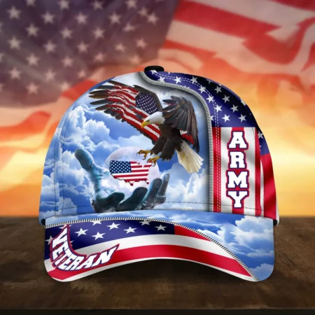 Caps U.S. Army Remembering All Over Prints Honoring All Who Served Honoring Our Heroes