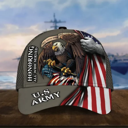 Caps U.S. Army Remembering All Over Prints Honoring All Who Served Veterans Day Collection