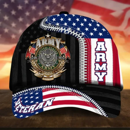 Caps U.S. Army Respect All Over Prints Honoring All Who Served Tribute to Our Heroes