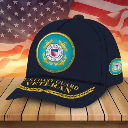 Caps U.S. Coast Guard  Honor Military Pride Saluting Our Veterans