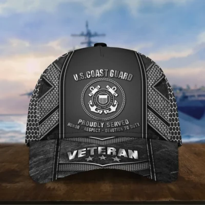 Caps U.S. Coast Guard  Remembering  Military Inspired All Over Prints Heroes Remembere