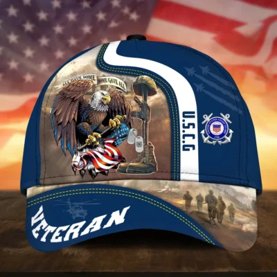 Caps U.S. Coast Guard  Respecting All Over Prints Collection Tribute to Our Heroes