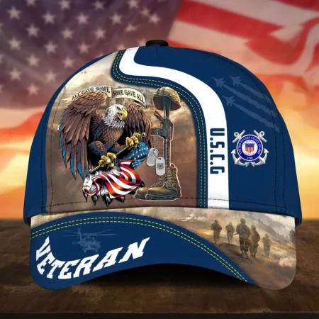 Caps U.S. Coast Guard  Respecting All Over Prints Collection Tribute to Our Heroes