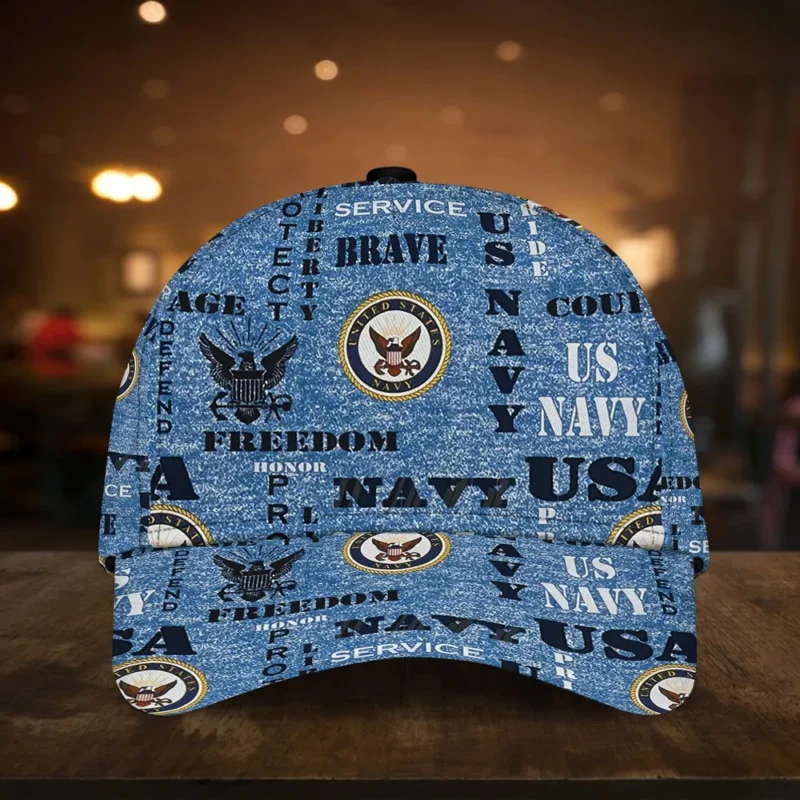 Caps U.S. Navy  Honor All Over Prints Honoring All Who Served Tribute to Our Heroes