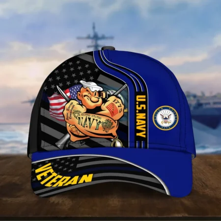 Caps U.S. Navy  Honor  Military Inspired All Over Prints Veterans Day Tribute