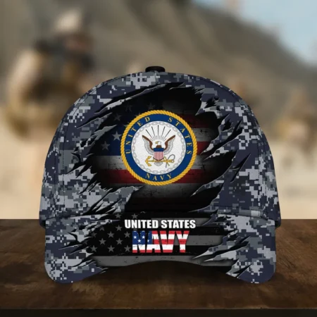 Caps U.S. Navy  Respect All Over Prints Honoring All Who Served Veterans Day Remembrance