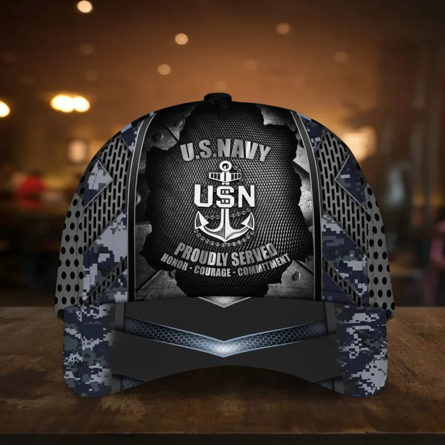 Caps U.S. Navy  Respect Always All Over Prints Honoring All Who Served Veterans Day Tribute Collection