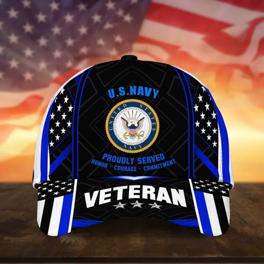 Caps U.S. Navy U.S. Veterans Tribute All Over Prints Collection Veterans Day Tribute