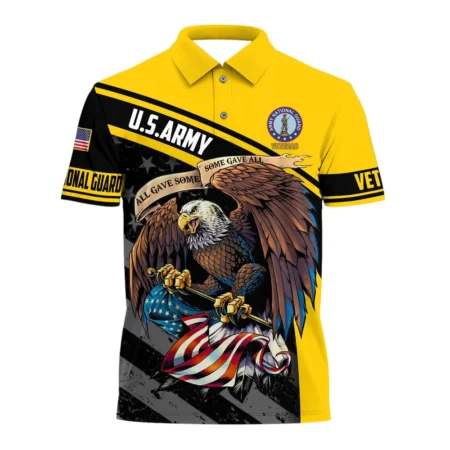 U.S. Army Short Polo Shirts Honoring All Who Served Remember Honor Respect Veteran Day