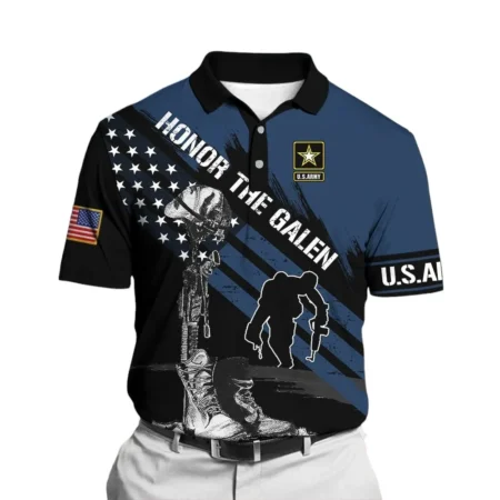 U.S. Army Short Polo Shirts Honoring All Who Served U.S. Veterans Veteran Day