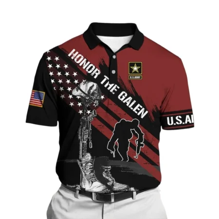 U.S. Army Short Polo Shirts Honoring All Who Served U.S. Veterans Veteran Day