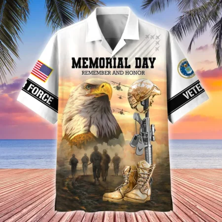 U.S. Air Force Veteran Veteran Pride Patriotic Clothing For Veteran Events All Over Prints Oversized Hawaiian Shirt