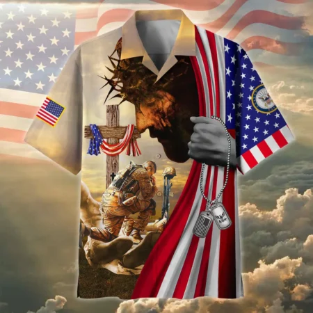 U.S. Navy Veteran  Military Inspired Respectful Attire For Navy Service Members All Over Prints Oversized Hawaiian Shirt
