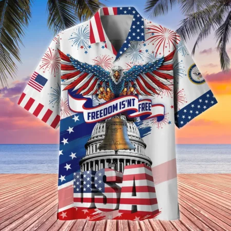 U.S. Navy Veteran  Patriotic Retired Soldiers Patriotic Attire For Military Retirees All Over Prints Oversized Hawaiian Shirt