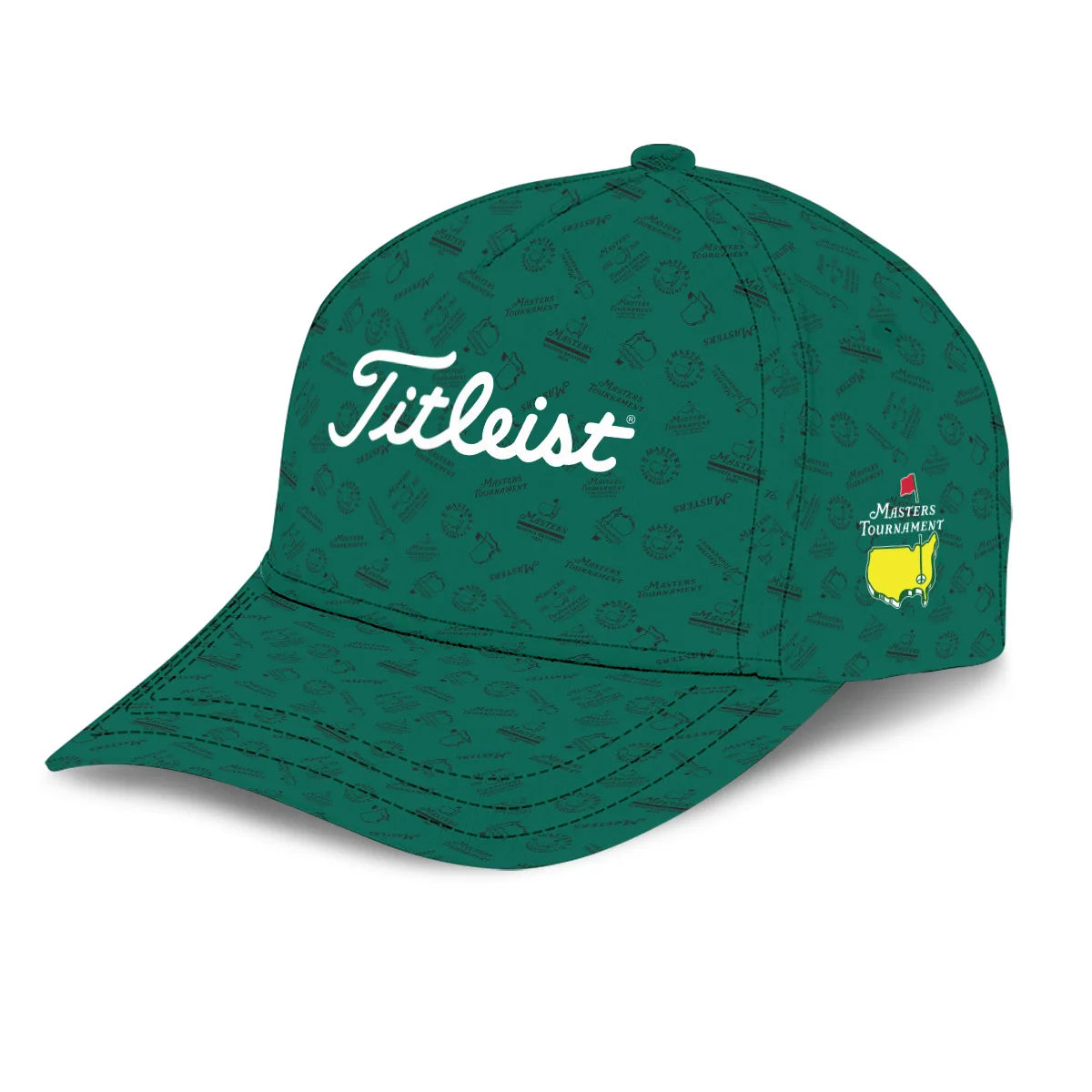 2024 Golf Pattern Titleist Masters Tournament Style Classic Golf All over Print Cap