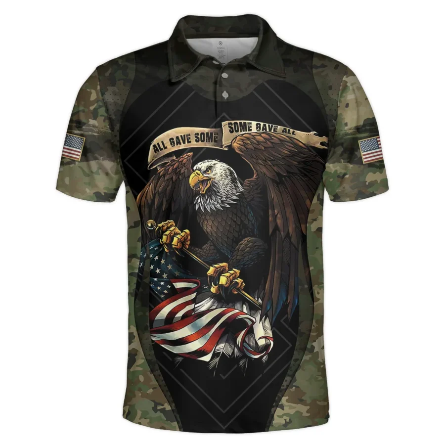 All Gave Some Duty Honor Country Custom Name U.S. Marine Corps All Over Prints Polo Shirt