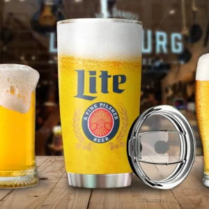 Miller Lite Beer Lovers Style Tumbler Cup BLB180624A02ML