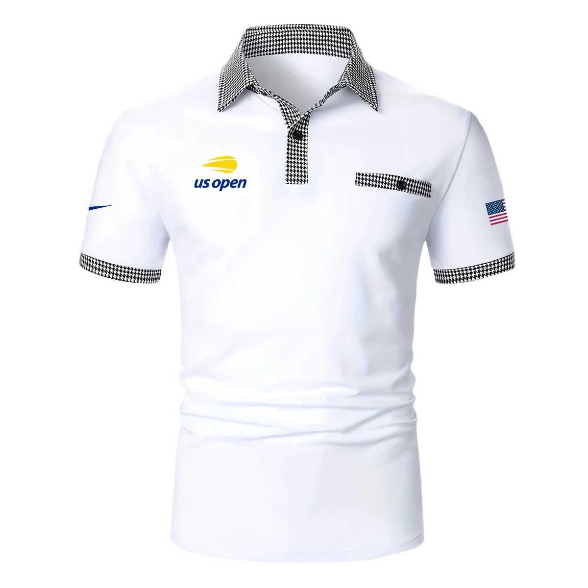 Sport US Open Tennis Nike Tartan Polo Shirt With Pocket HOUST220624A01NK